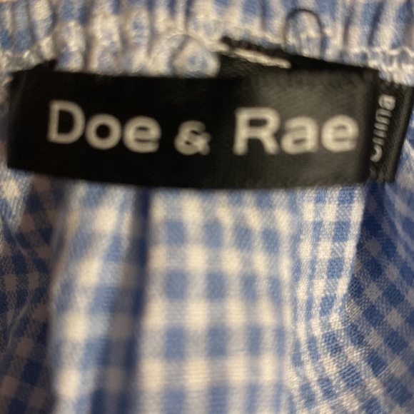 Doe & Rae swing blouse with ruffle sleeve and open bow back - Picture 4 of 5